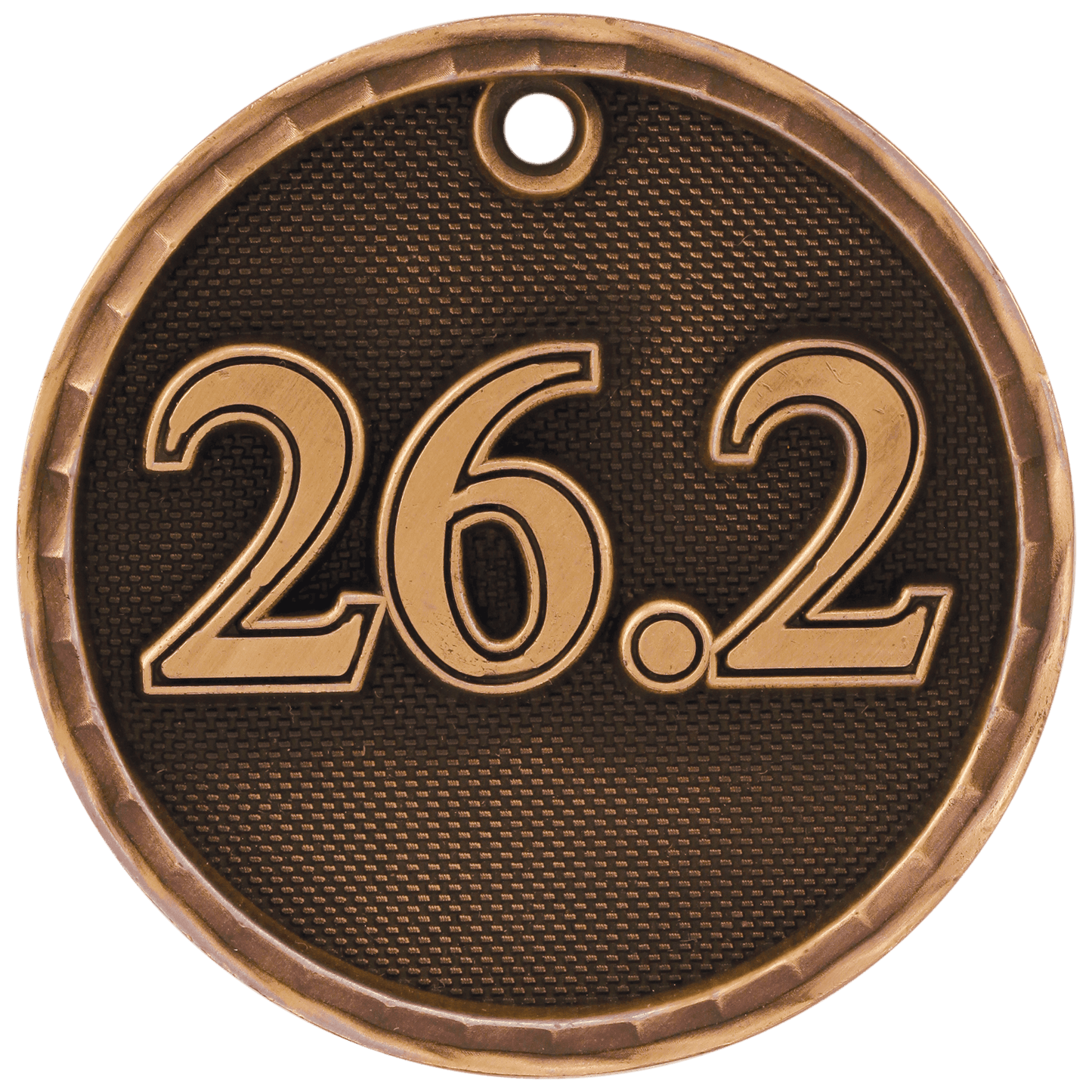 Antique Bronze 2" 3D Marathon Medal