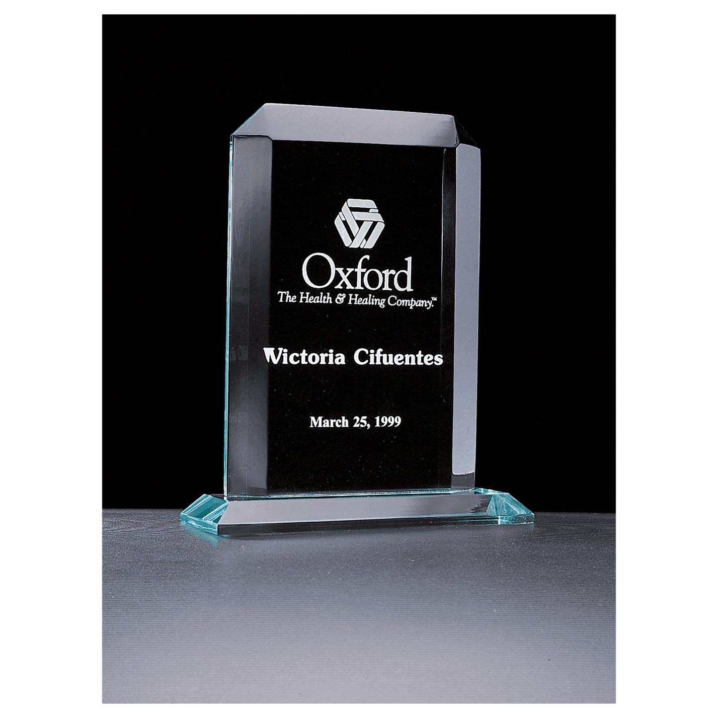 8" x 10" Summit Series Rectangular Acrylic Award