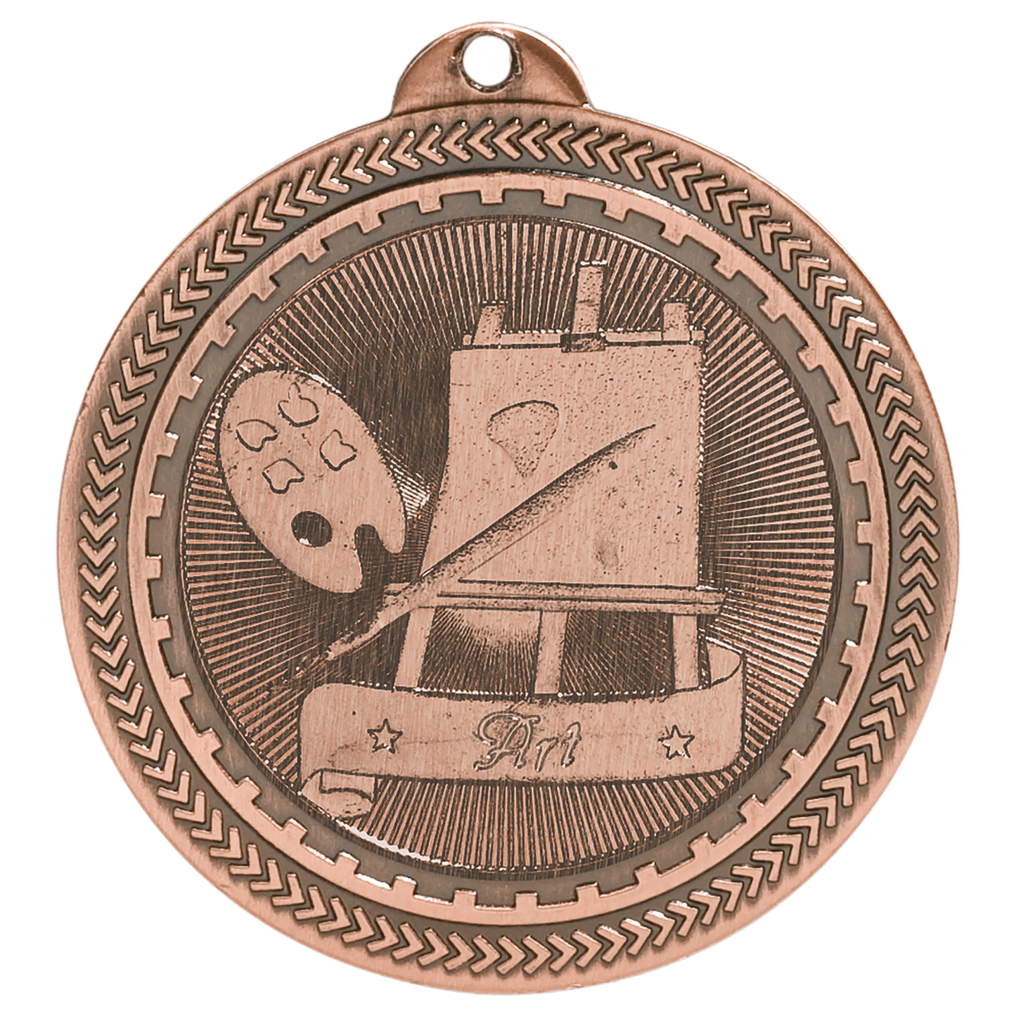 Antique Bronze 2" Art Laserable BriteLazer Medal