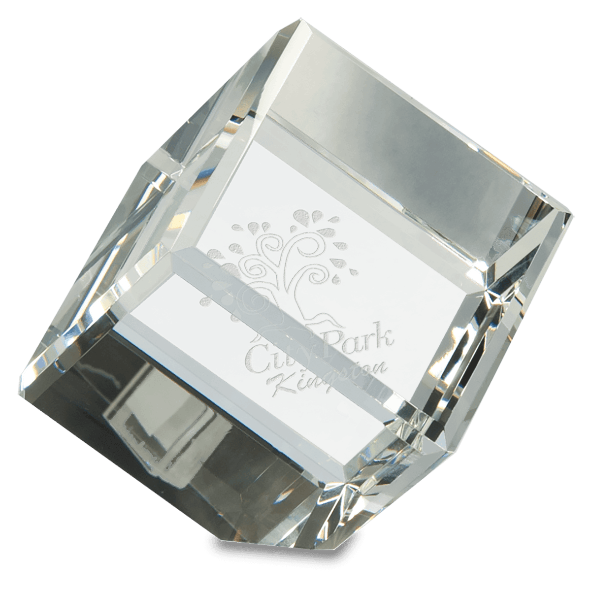 3" x 3" Crystal Cube