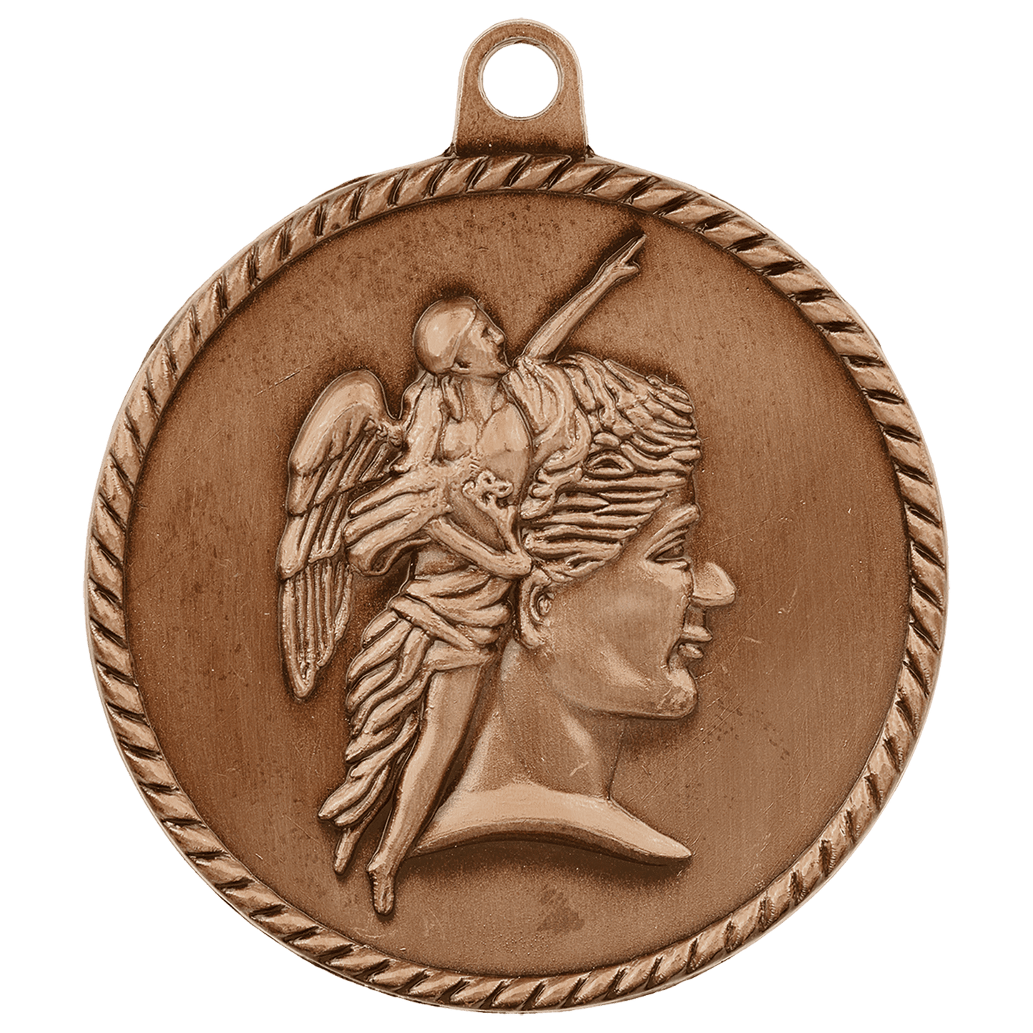 Antique Bronze 2" Achievement High Relief Medal
