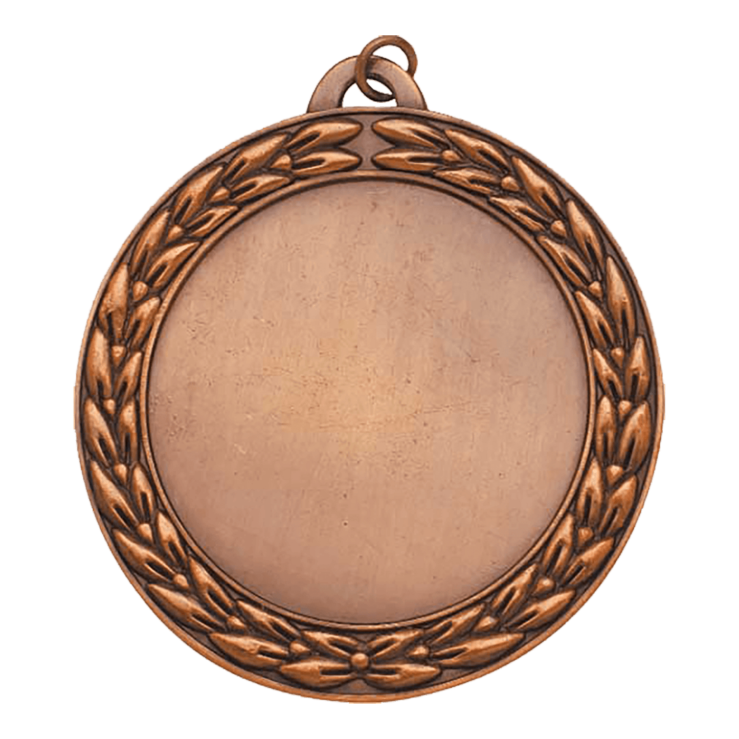 Antique Bronze 2 2 3/4" Wreath 2" Insert Holder Medal