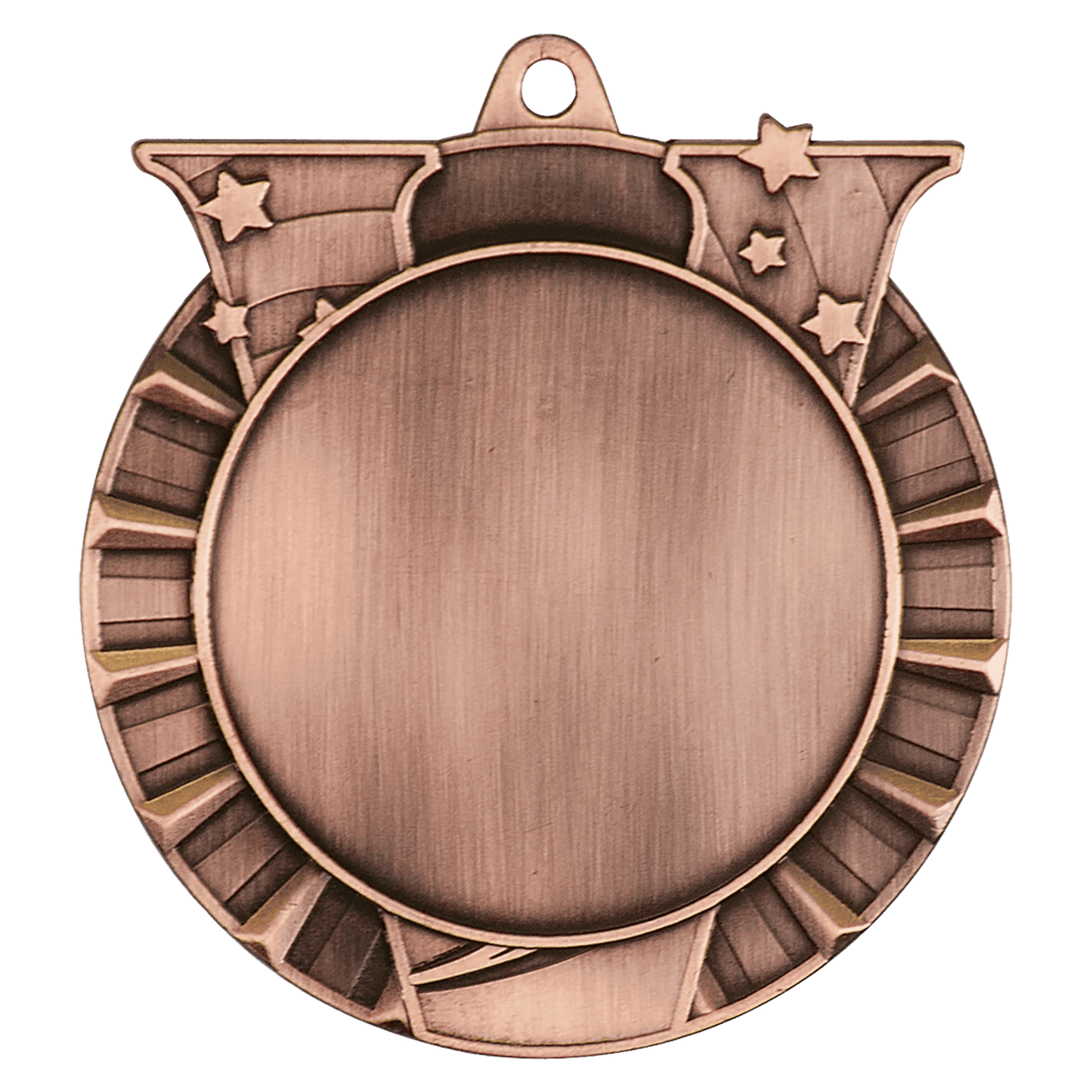 Antique Bronze 2 3/4" Victory 2" Insert Holder Medal