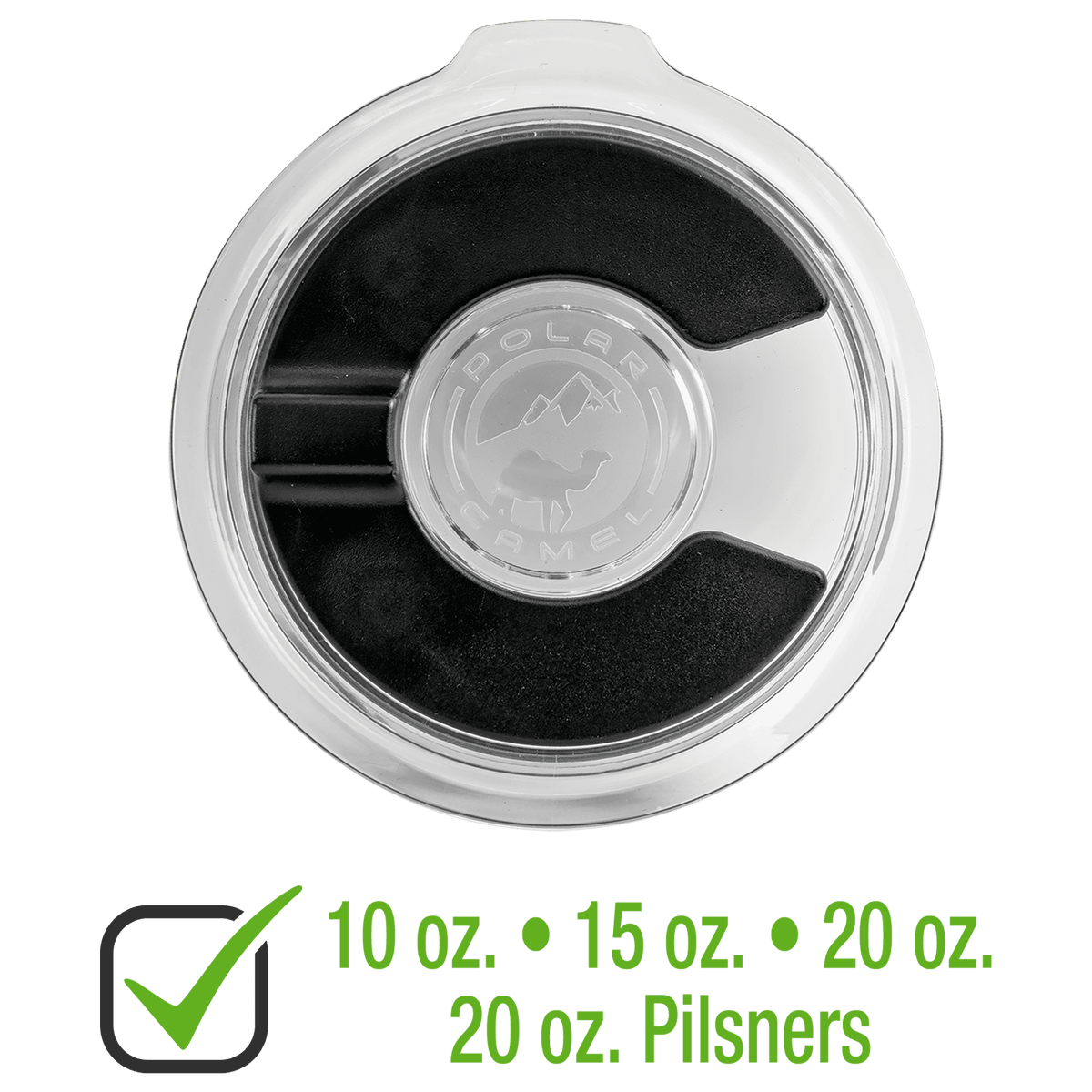 Magnetic Lid for 10, 15, 16, and 20 oz. Polar Camel Tumblers, 20 oz. Pilsners