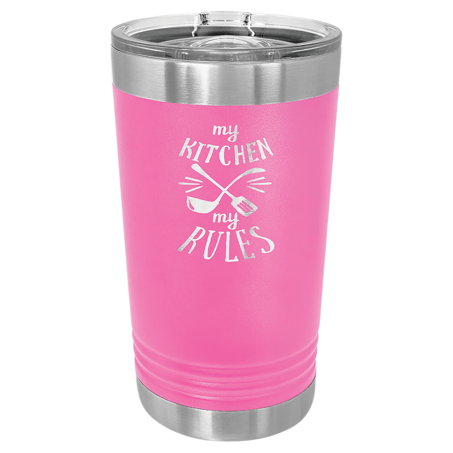 Polar Camel Pink 16 oz. Pint with Slider Lid the