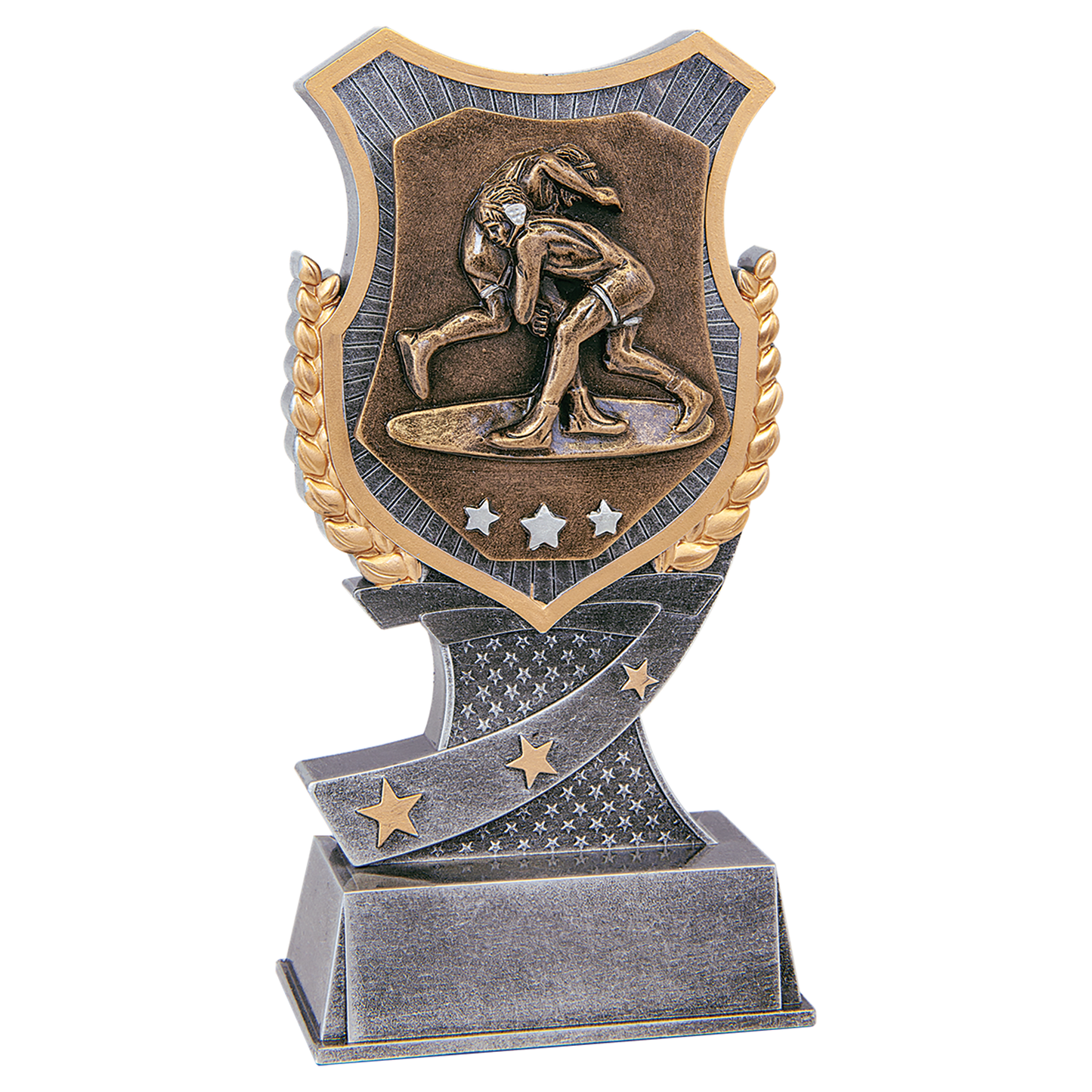 6" Wrestling Shield Award