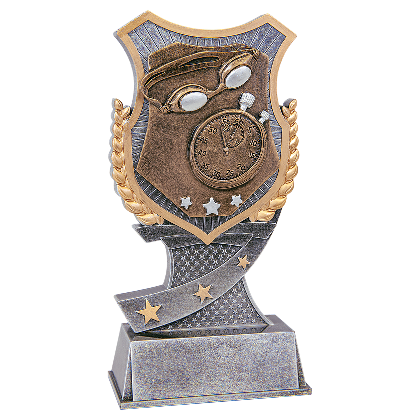 7" Swimming Shield Award