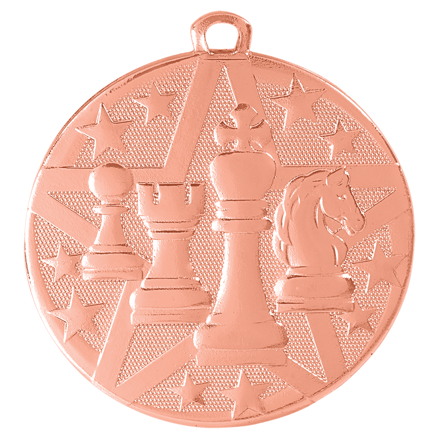 Bronze 2" Superstar Chess Medal