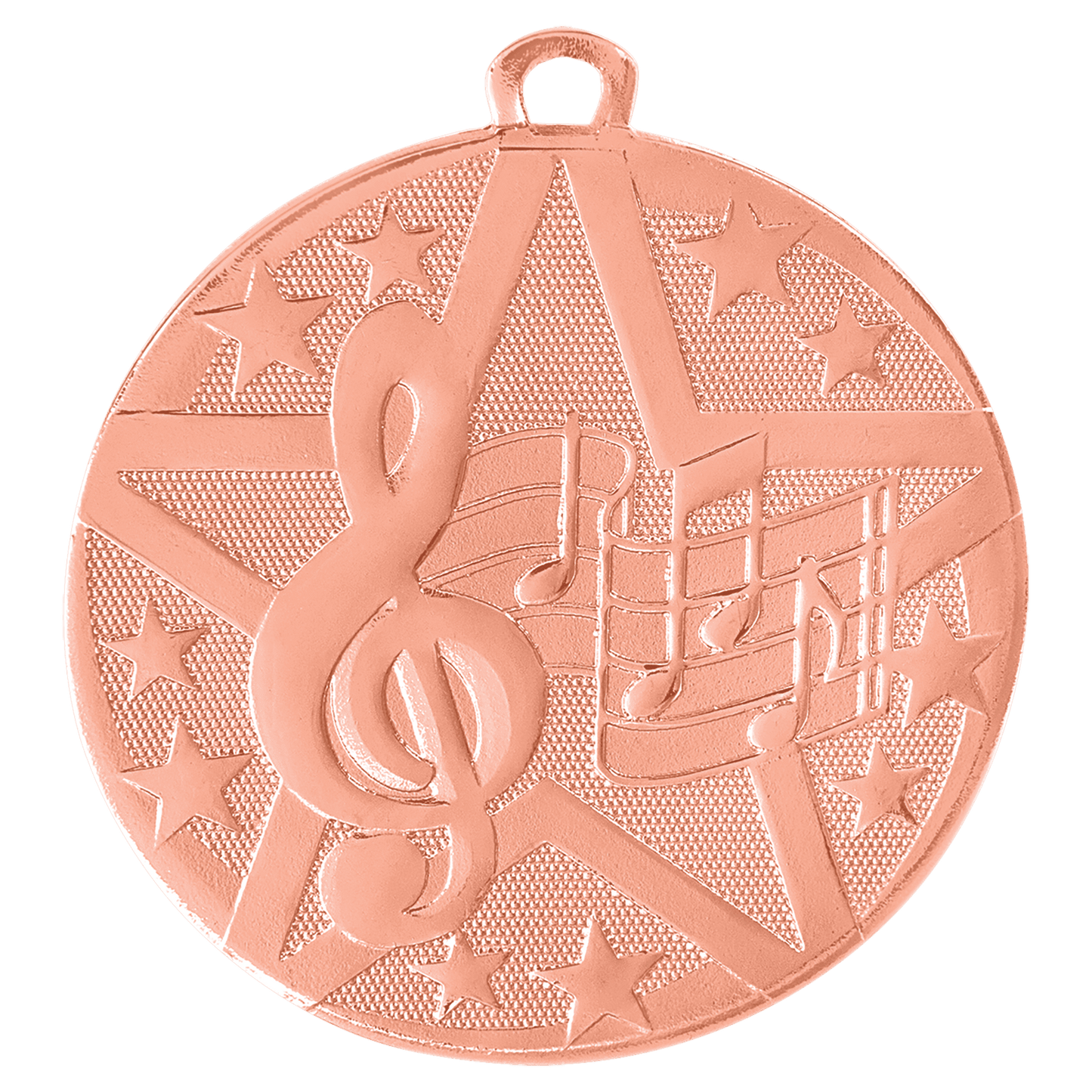 Bronze 2" Superstar Music Medal