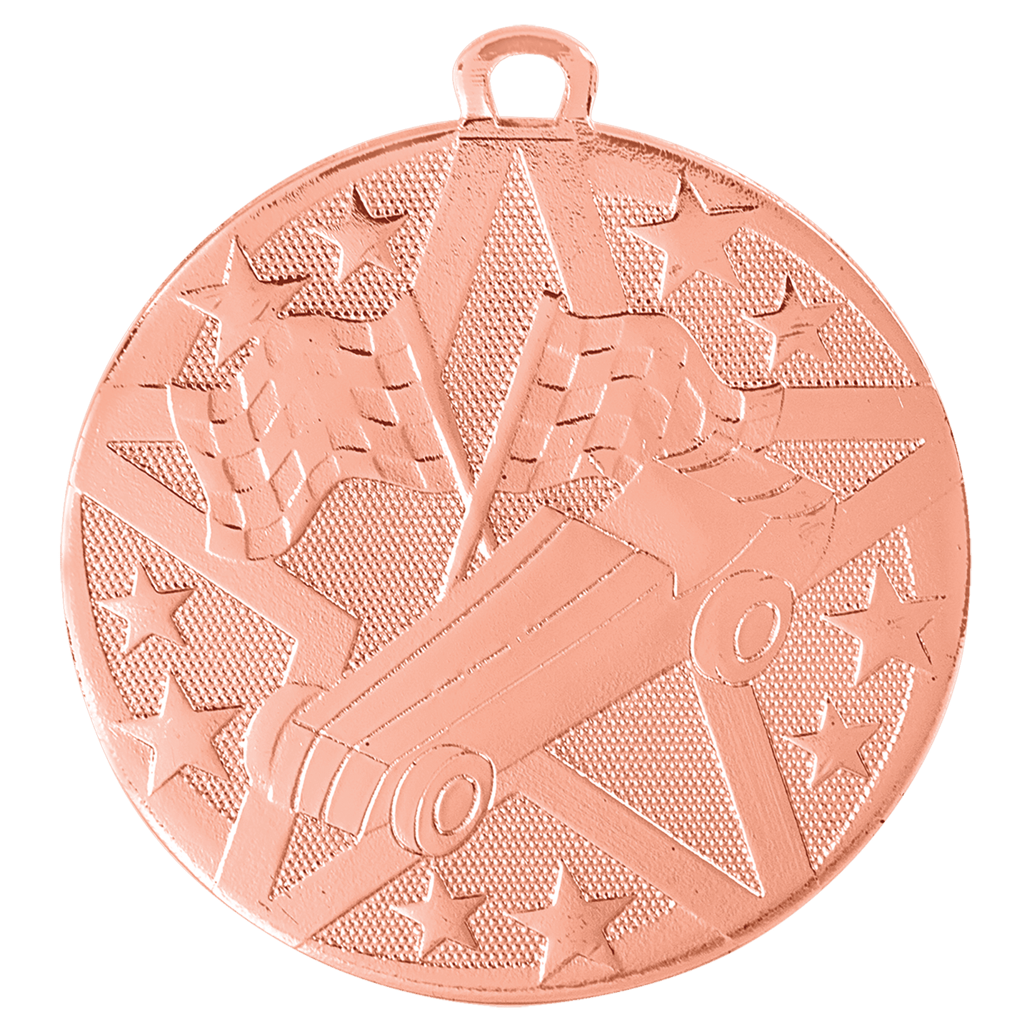 Bronze 2" Superstar Pinewood Derby Medal