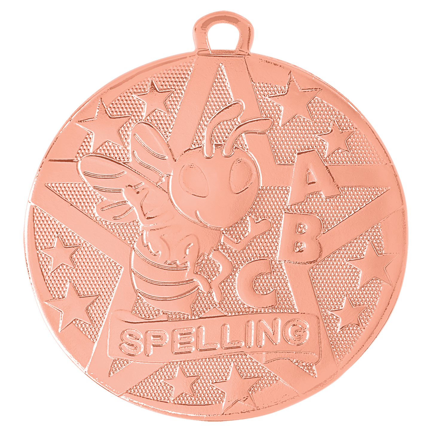 Bronze 2" Superstar Spelling Medal