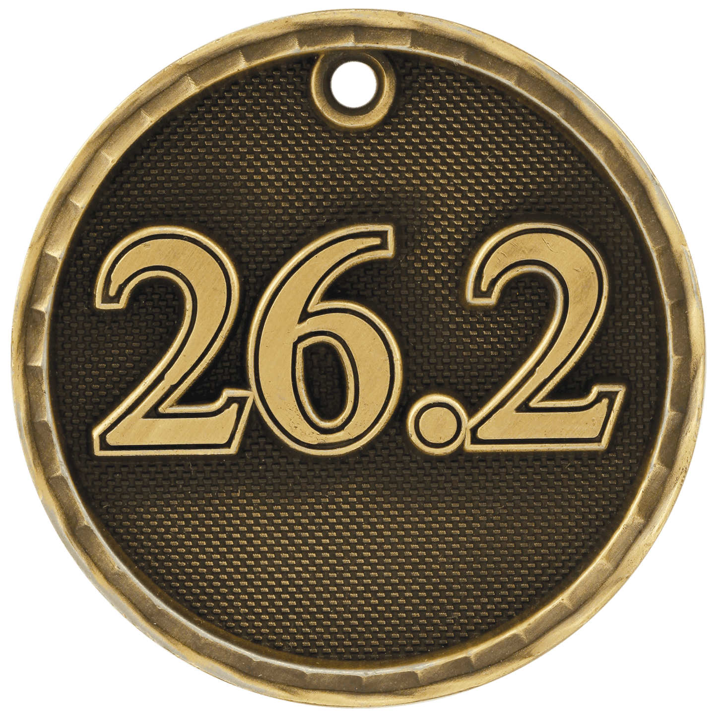 Antique Gold 2" 3D Marathon Medal