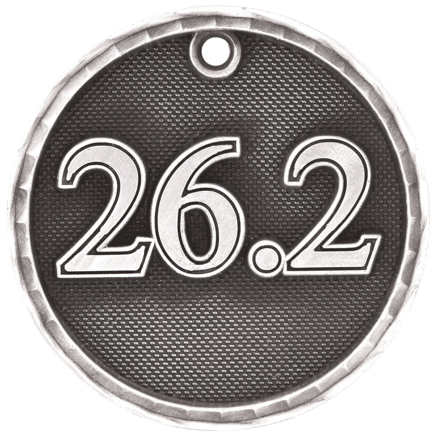 Antique Silver 2" 3D Marathon Medal