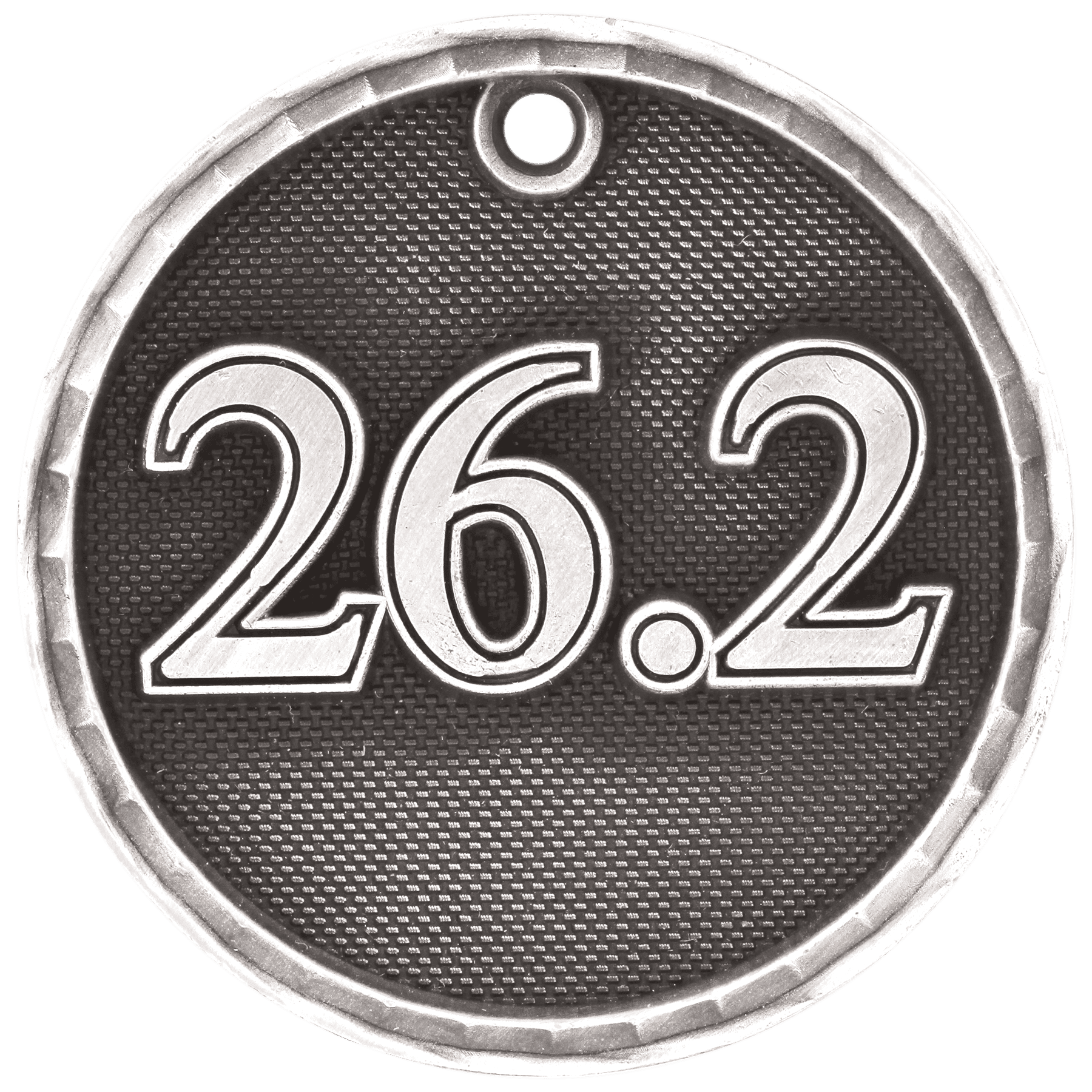 Antique Silver 2" 3D Marathon Medal