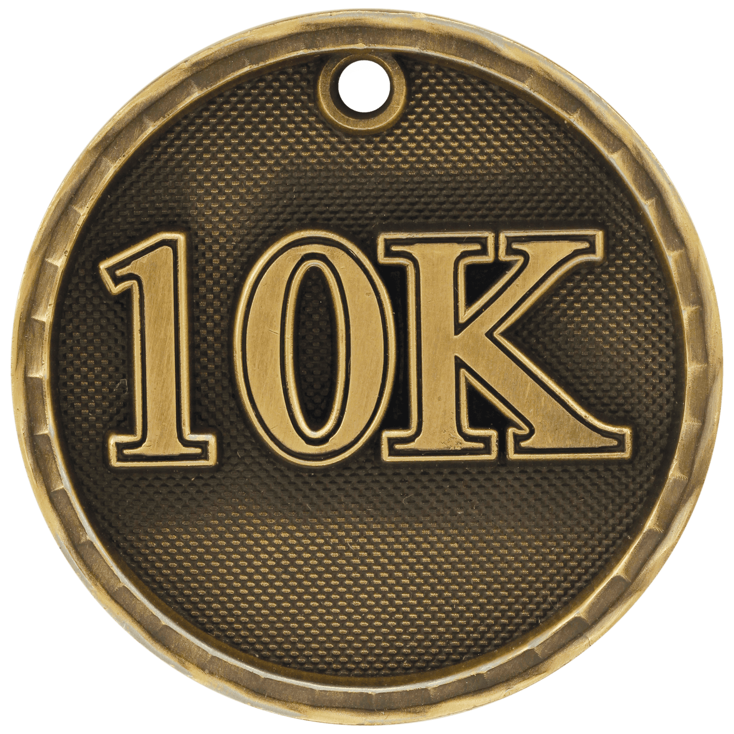 Antique Gold 2" 3D 10K Medal
