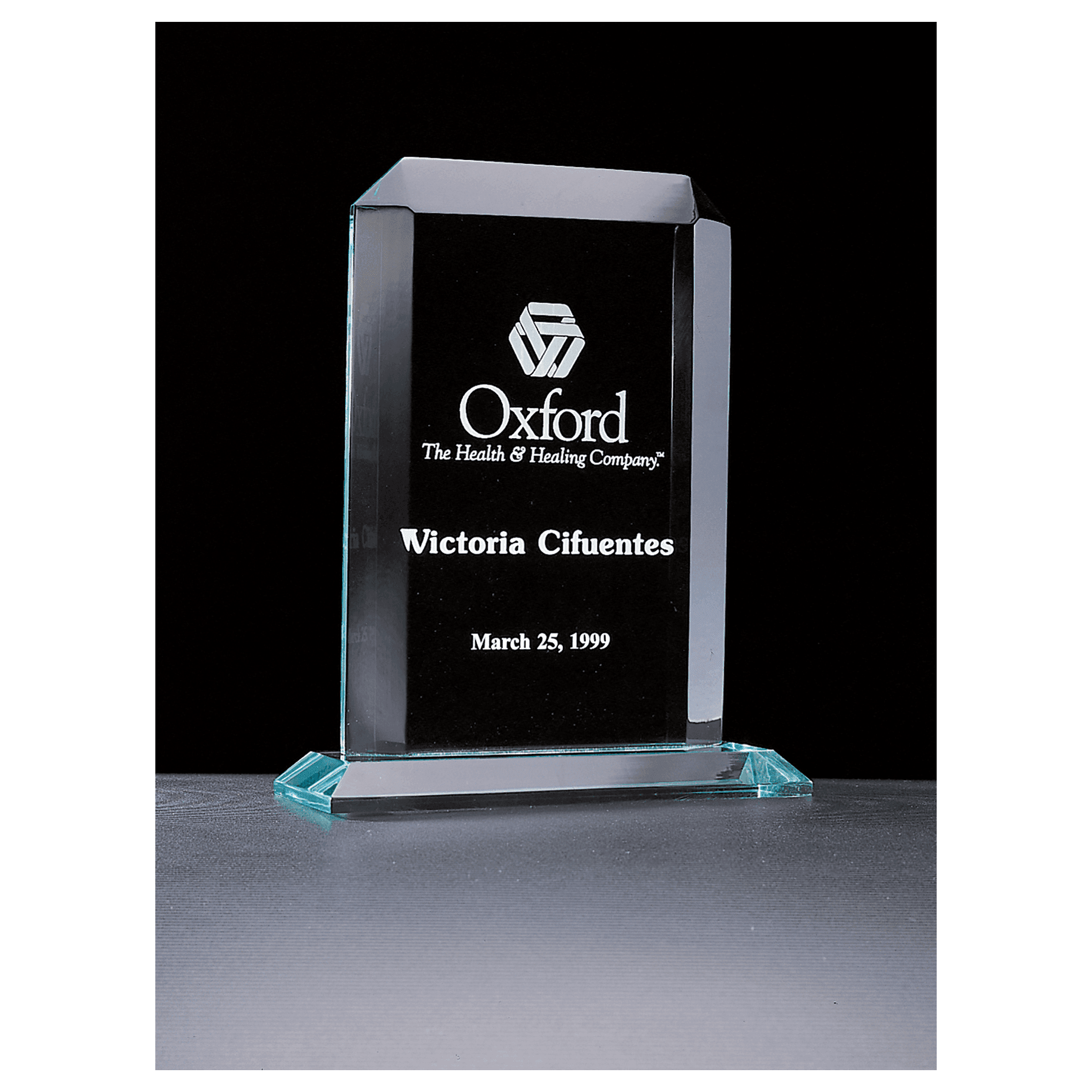 8" x 10" Summit Series Rectangular Acrylic Award