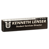 Black 8" x 2" Acrylic Desk Wedge