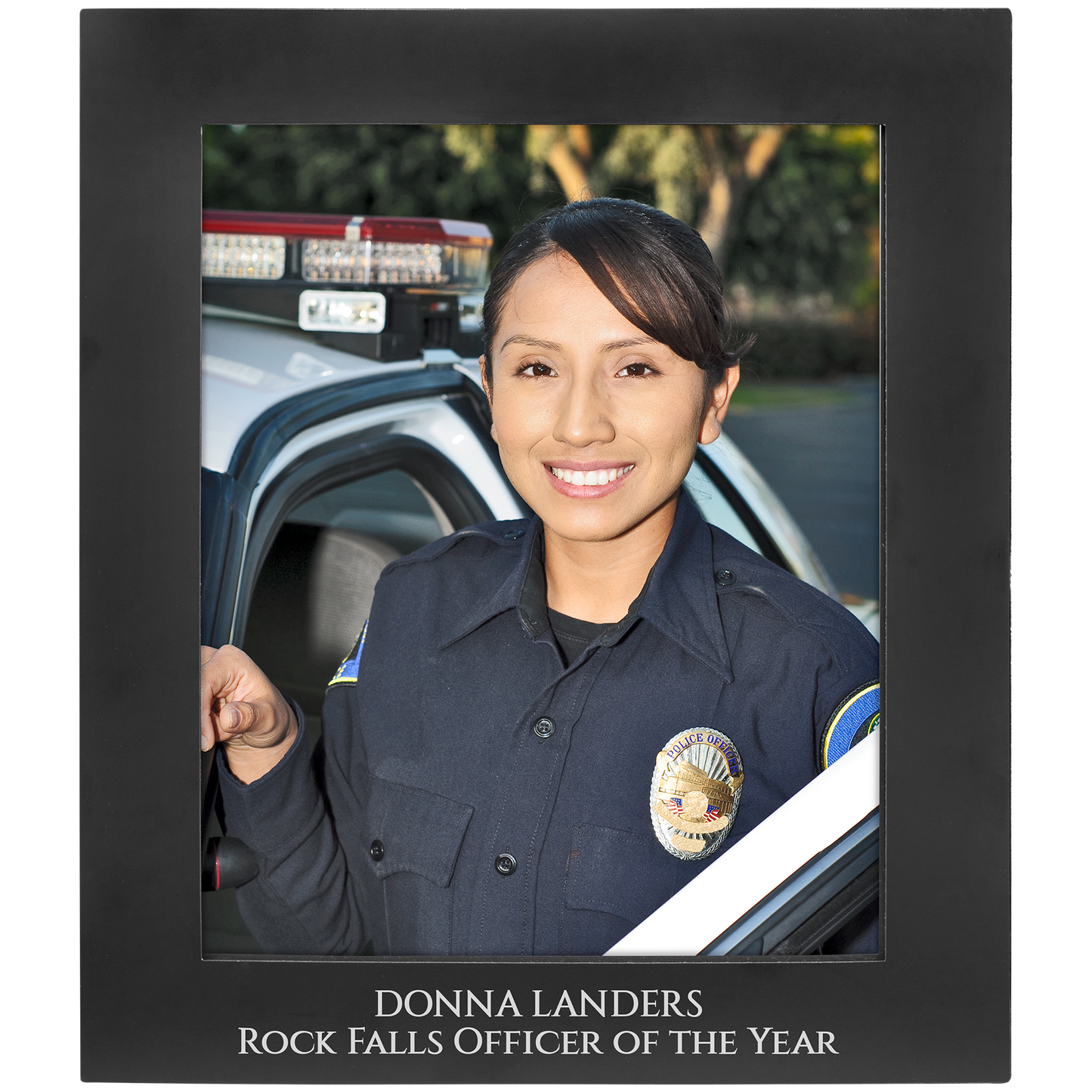 Black 8" x 10" Aluminum Photo Frame