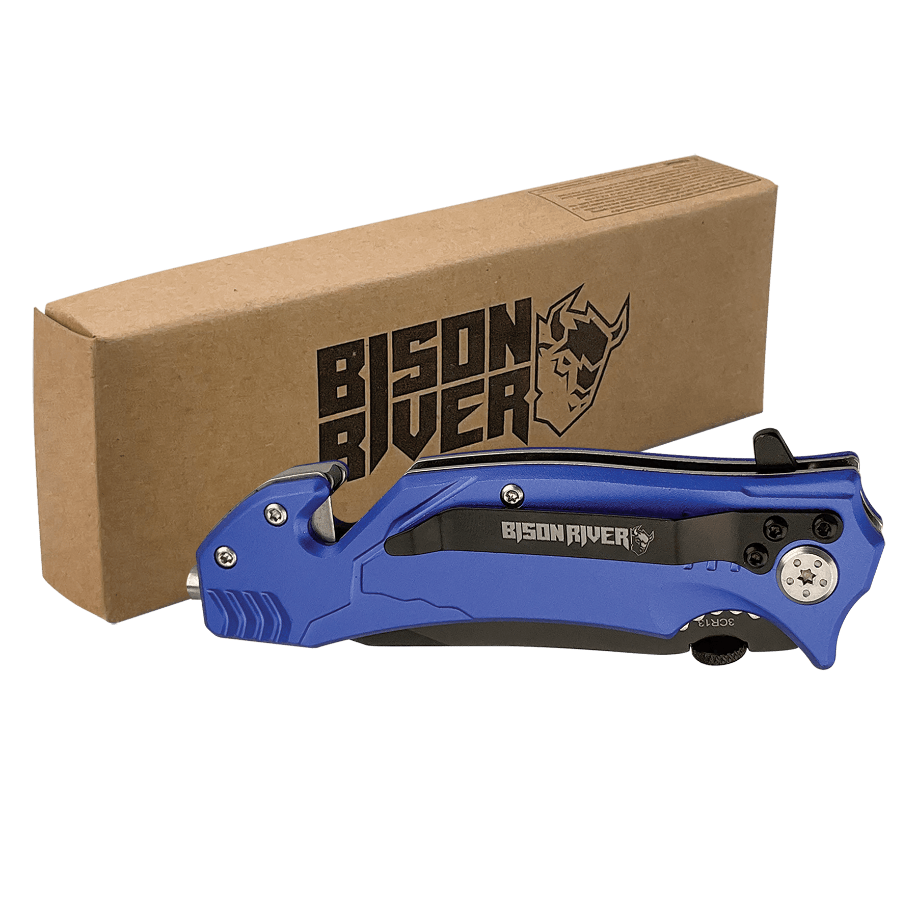 Blue Bison River 4 1/2" Rescue Knife