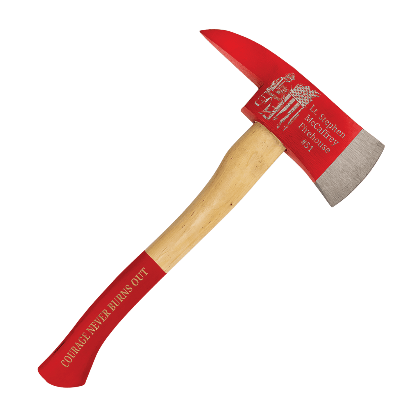 17 1/2" Short Fireman Axe with Blade Guard