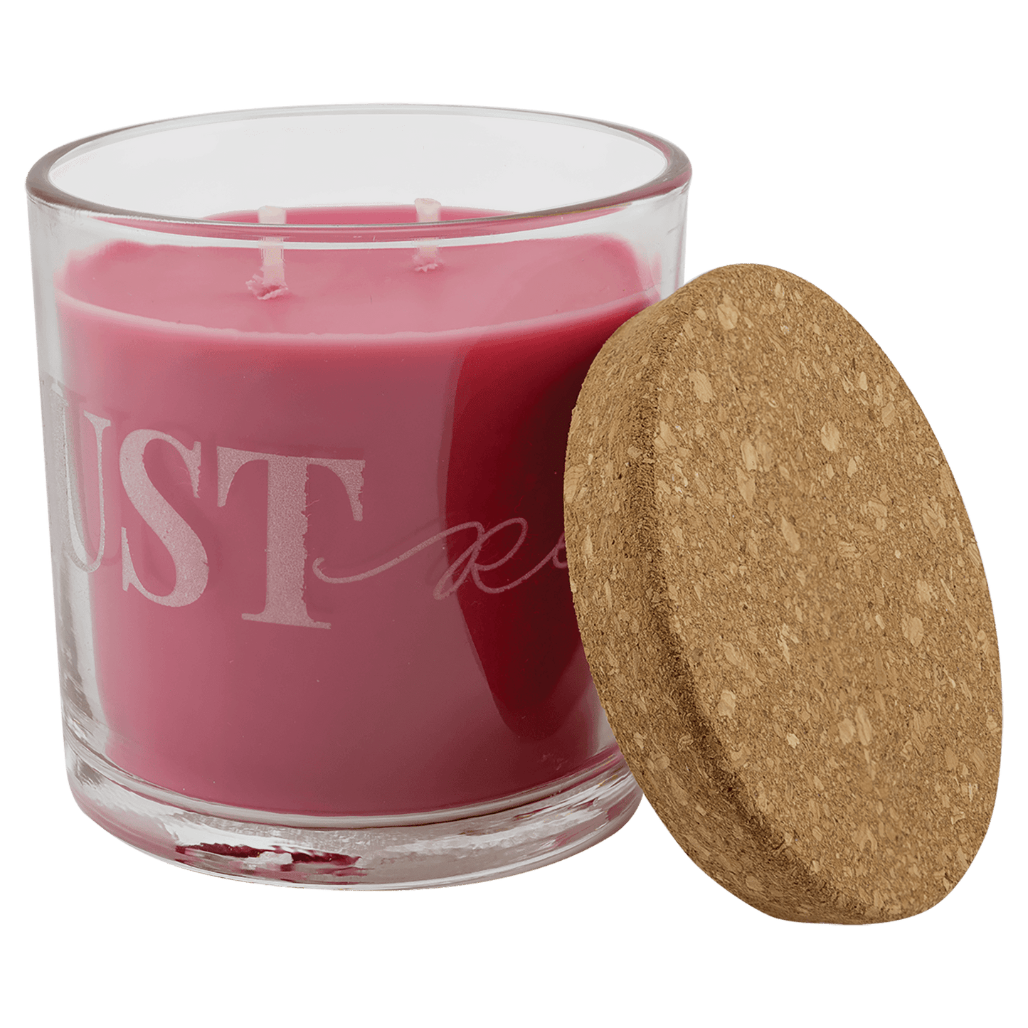 14 Oz. Tropical Sunrise Candle In a Glass Holder with Cork Lid
