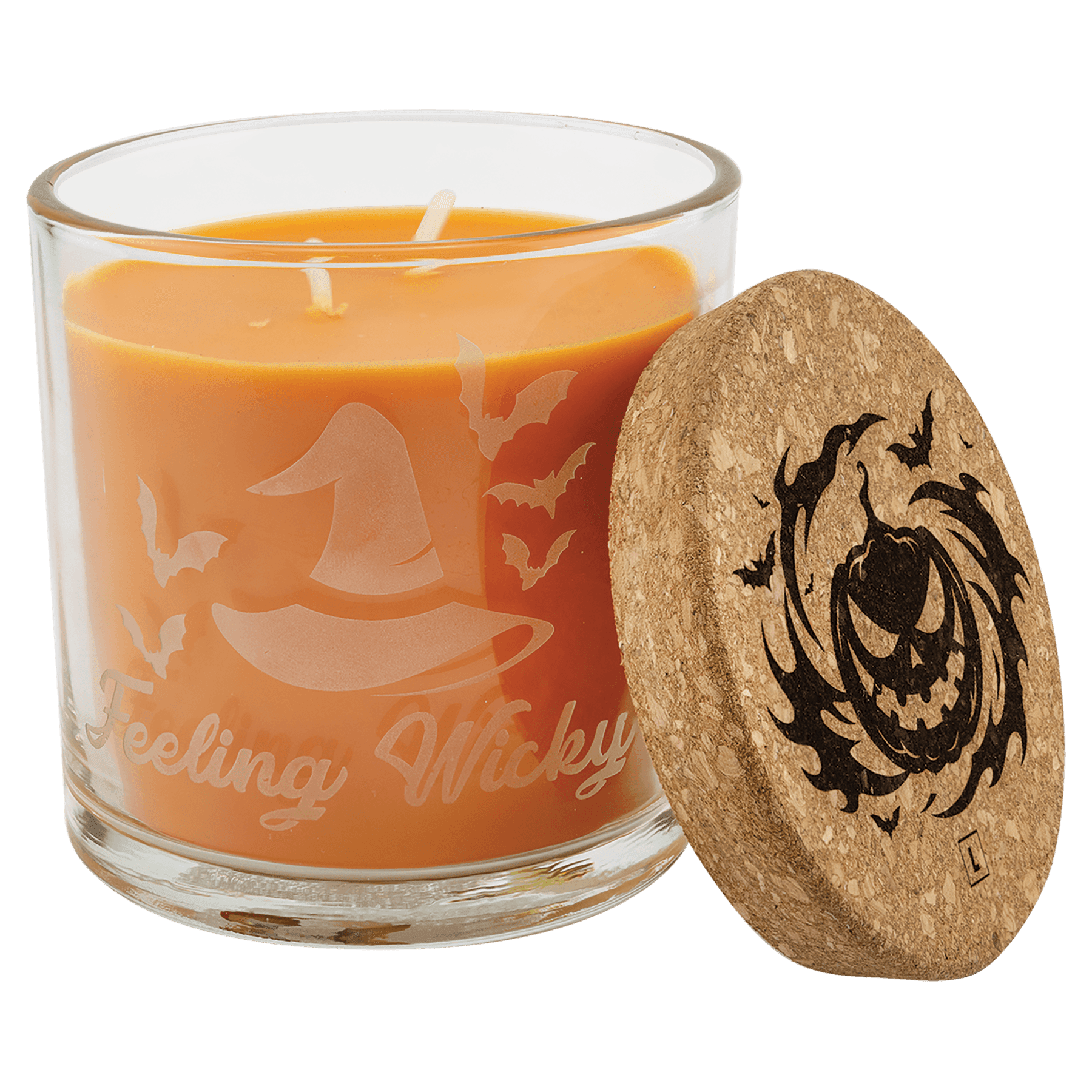 14 Oz. Pick of the Patch Candle In a Glass Holder with Cork Lid
