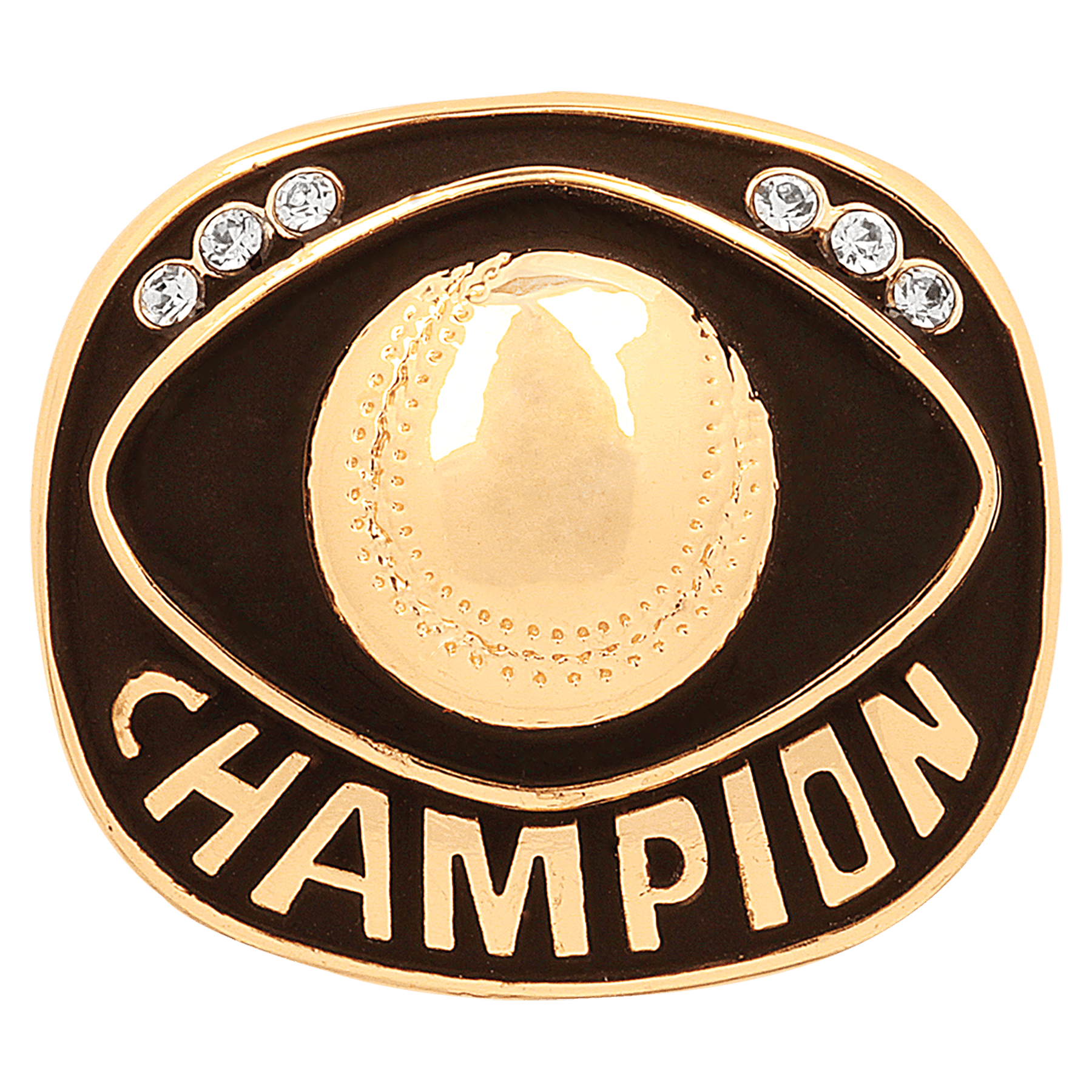 Gold Baseball/Softball Champion Ring Insert