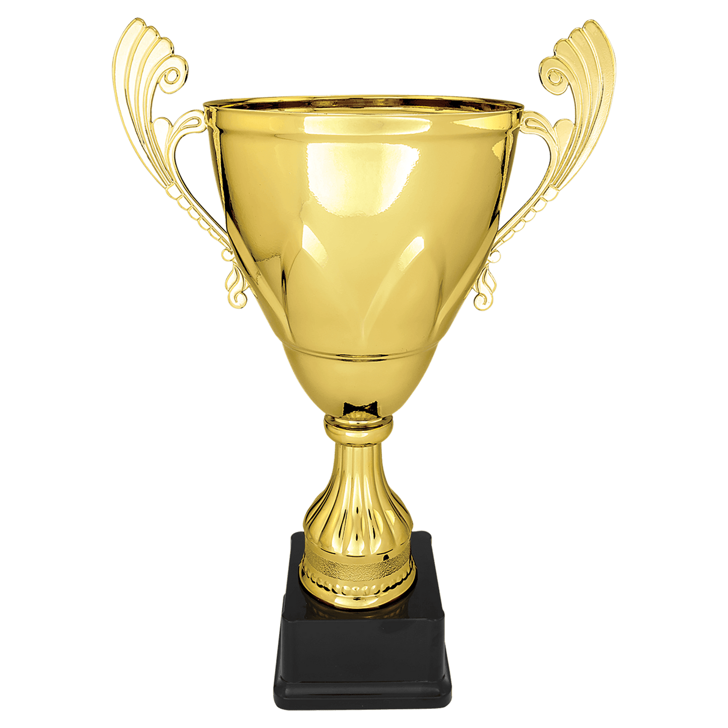 Gold 16 3/4" Completed Metal Cup on Plastic Base