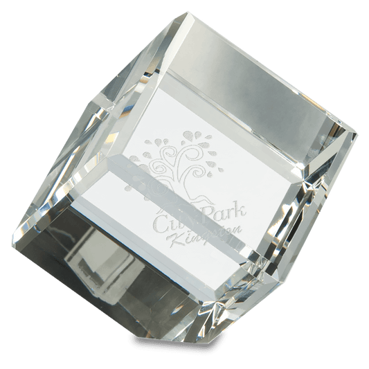 3" x 3" Crystal Cube