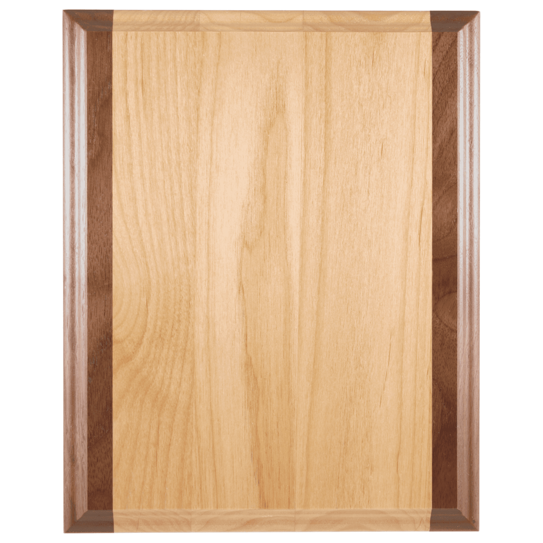 7" x 9" Genuine Red Alder & Genuine Walnut Plaque