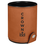 Rawhide Laserable Leatherette Dice Cup with 5 Dice