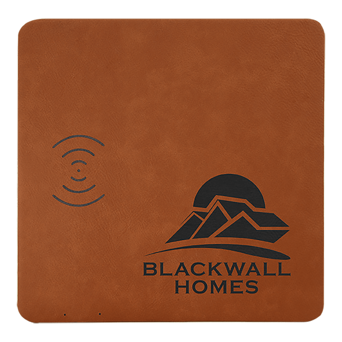 Rawhide 8" x 8" Laserable Leatherette Phone Charging Mat