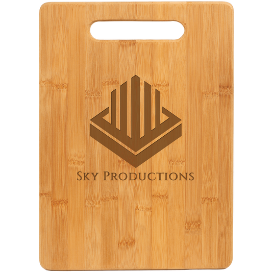 13 3/4" x 9 3/4" Bamboo Rectangle Cutting Board