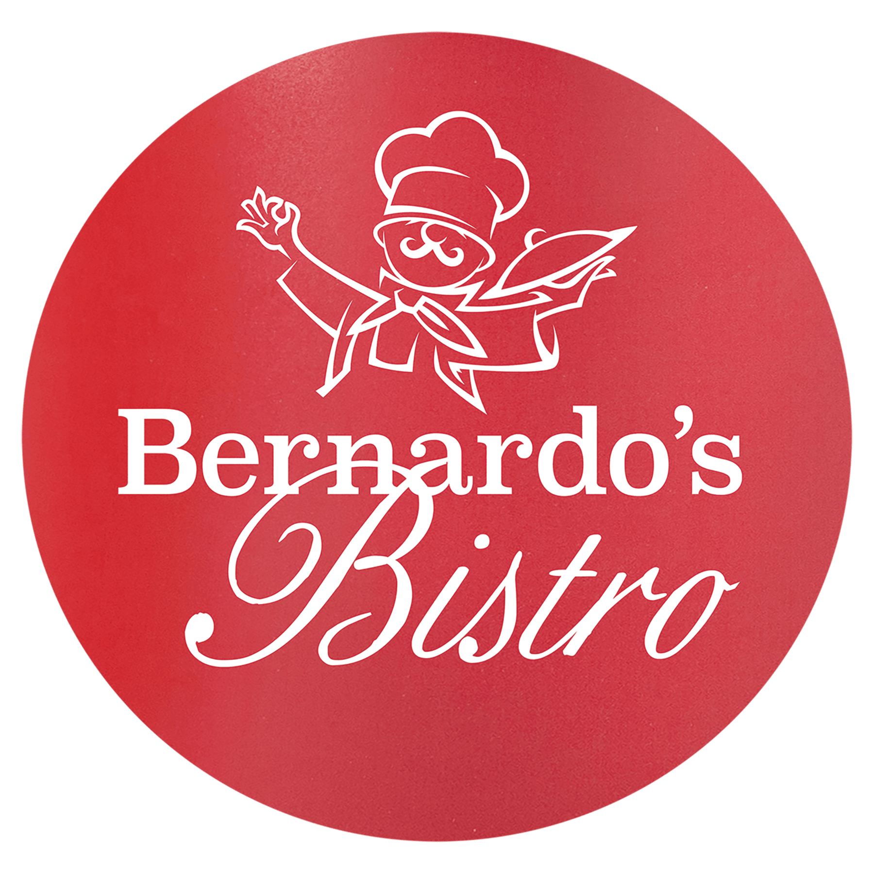 Red/White 3 3/4" Round Silicone Coaster