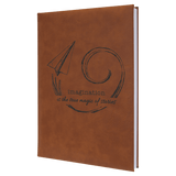 Rawhide 7" x 9 3/4" Laserable Leatherette Journal with Lined Notepad