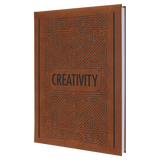 Rawhide 7" x 9 3/4" Laserable Leatherette Sketch Book with Unlined Notepad