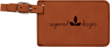 Rawhide 4 1/4" x 2 3/4" Laserable Leatherette Luggage Tag