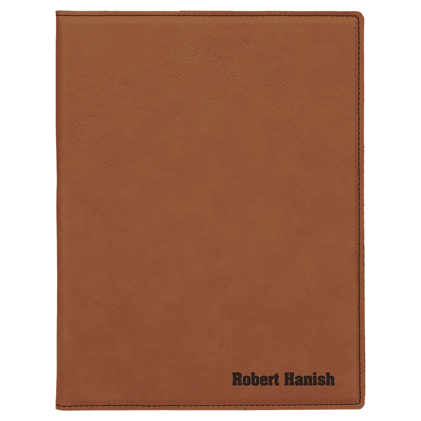 Rawhide 7" x 9" Laserable Leatherette Small Portfolio with Notepad
