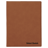 Rawhide 7" x 9" Laserable Leatherette Small Portfolio with Notepad