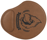 Dark Brown 9" x 10 1/4" Laserable Leatherette Mouse Pad