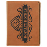 Rawhide 4 1/4" x 5 1/2" Laserable Leatherette Passport Holder