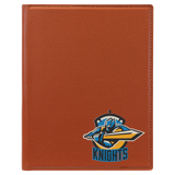 Basketball 7" x 9" Laserable Leatherette Small Portfolio with Notepad