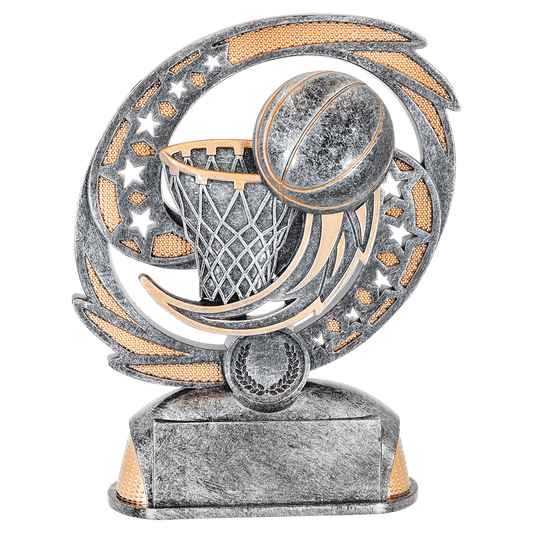 6 1/2" Basketball Hurricane Award
