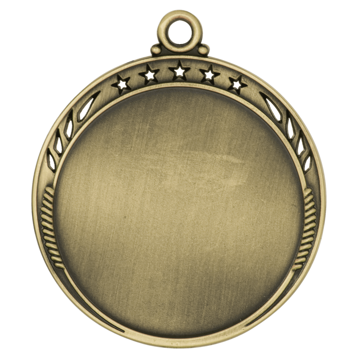 Antique Gold 2 3/8" Galaxy 2" Insert Holder Medal