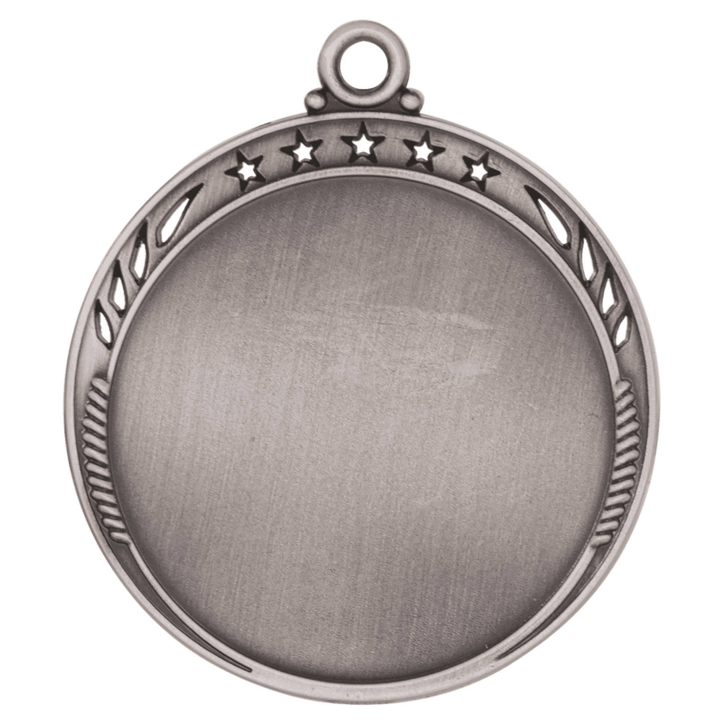Antique Silver 2 3/8" Galaxy 2" Insert Holder Medal