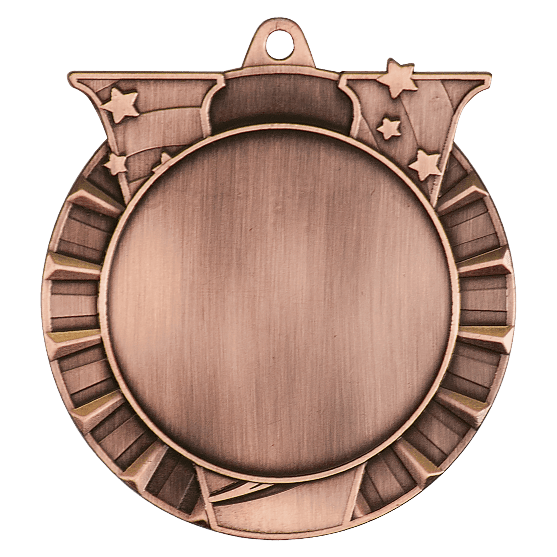 Antique Bronze 2 3/4" Victory 2" Insert Holder Medal