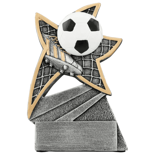 5 1/2" Soccer Jazz Star Resin