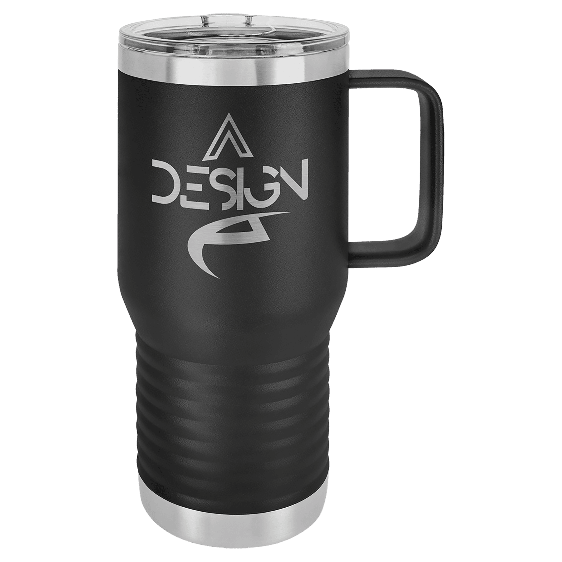 Black Polar Camel 20 oz. Vacuum Insulated Travel Mug with Slider Lid