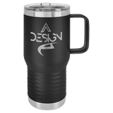 Black Polar Camel 20 oz. Vacuum Insulated Travel Mug with Slider Lid