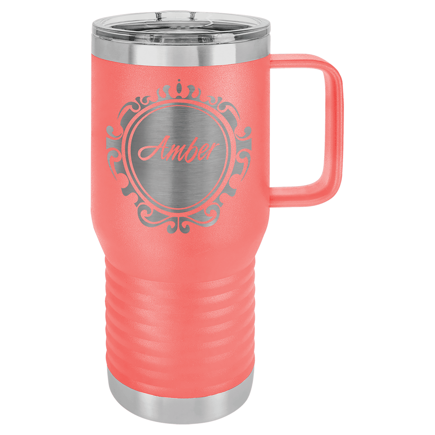 Coral Polar Camel 20 oz. Vacuum Insulated Travel Mug with Slider Lid